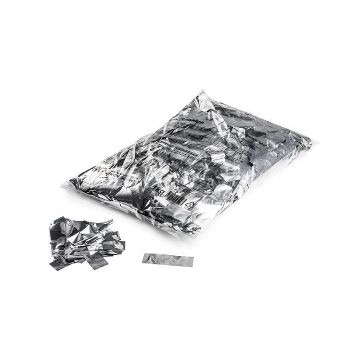 MagicFX - Metallic confetti rectangles 55 x 17 mm - Silver